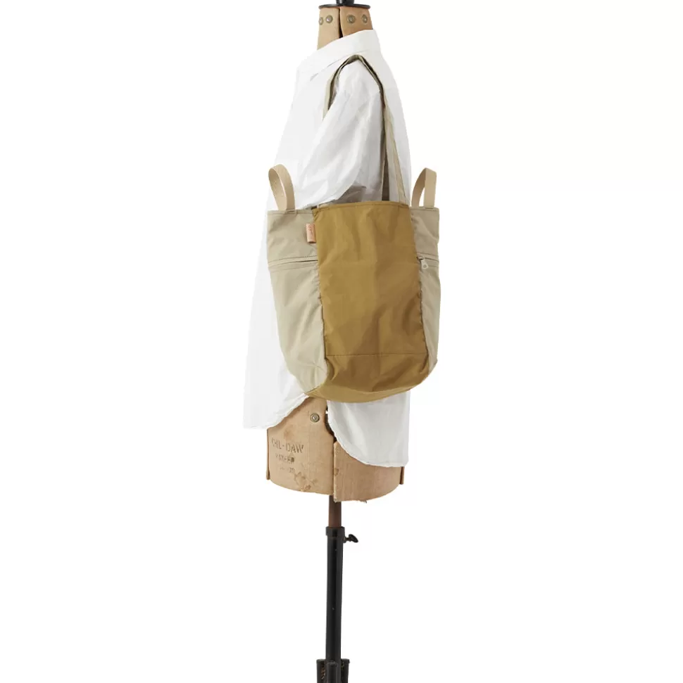Amiacalva - Tote bag zippé M - Beige>Merci Paris Outlet