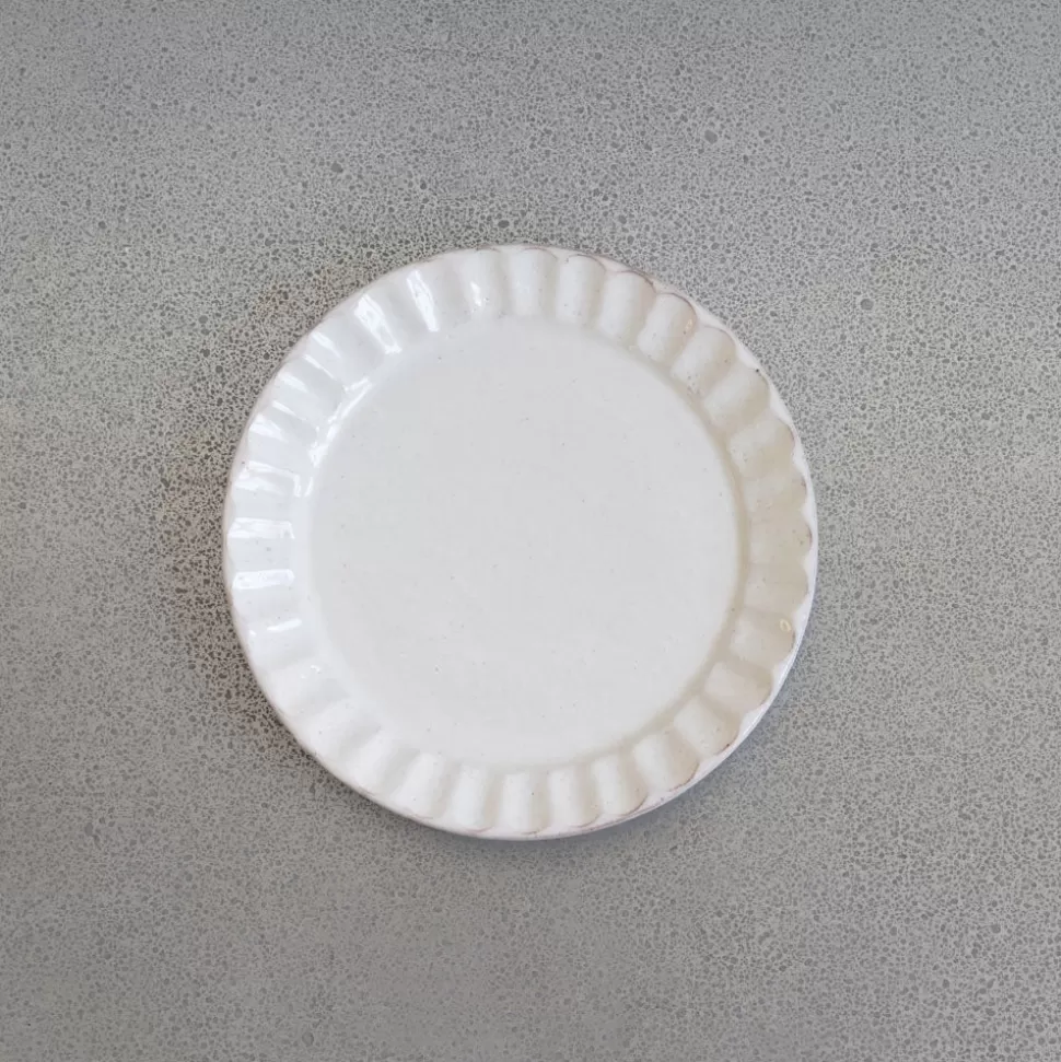 Assiette cannelée Kohiki Shima - Blanche>Merci Paris Store