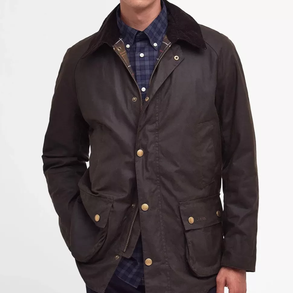 Barbour - Veste Ashby Wax Jacket - Olive>Merci Paris Clearance