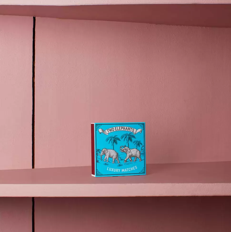Boîte de 150 grandes allumettes - Deux éléphants>Merci Paris Clearance
