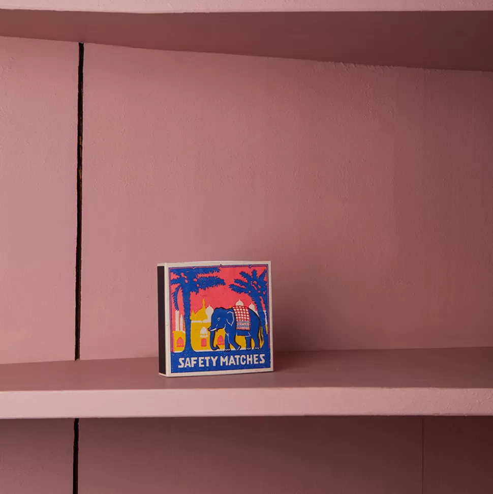 Boîte de 150 grandes allumettes - Eléphant bleu>Merci Paris Cheap