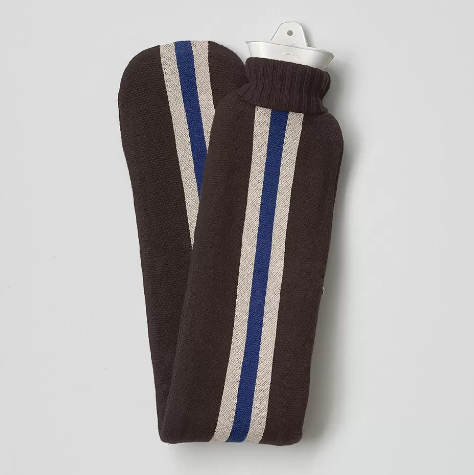 Bouillotte Longue Rayures - Marron & Bleu>Merci Paris Sale