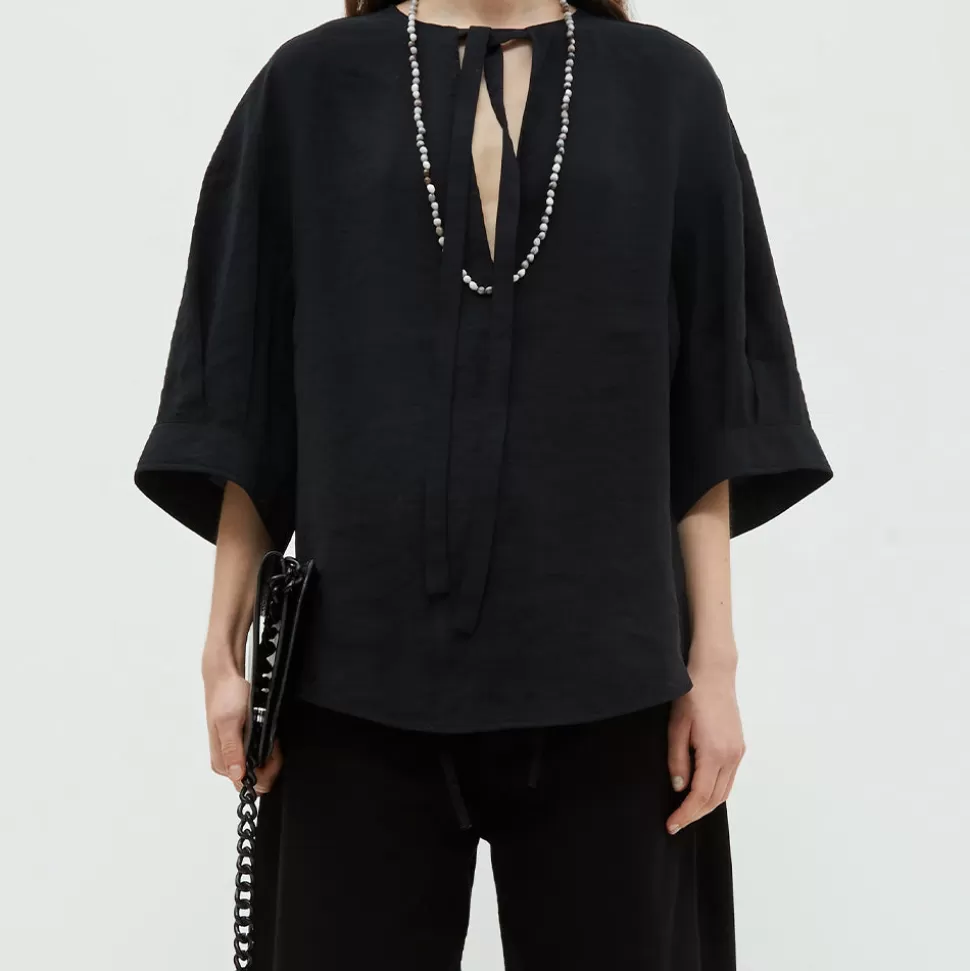 Christian Wijnants - Blouse Thamani - Noir>Merci Paris Hot