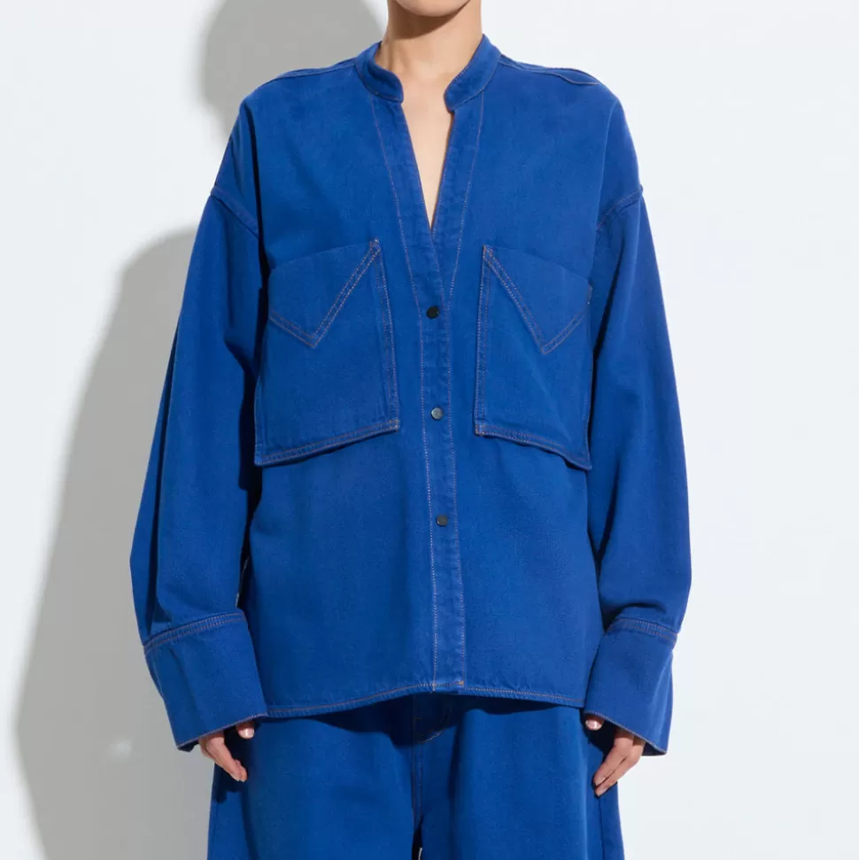 Christian Wijnants - Chemise Tango - Bleu>Merci Paris Flash Sale