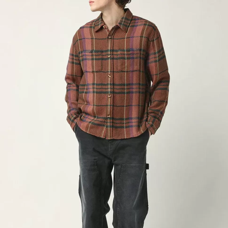 Corridor - Chemise Acid Plaid Totem - Marron>Merci Paris Flash Sale