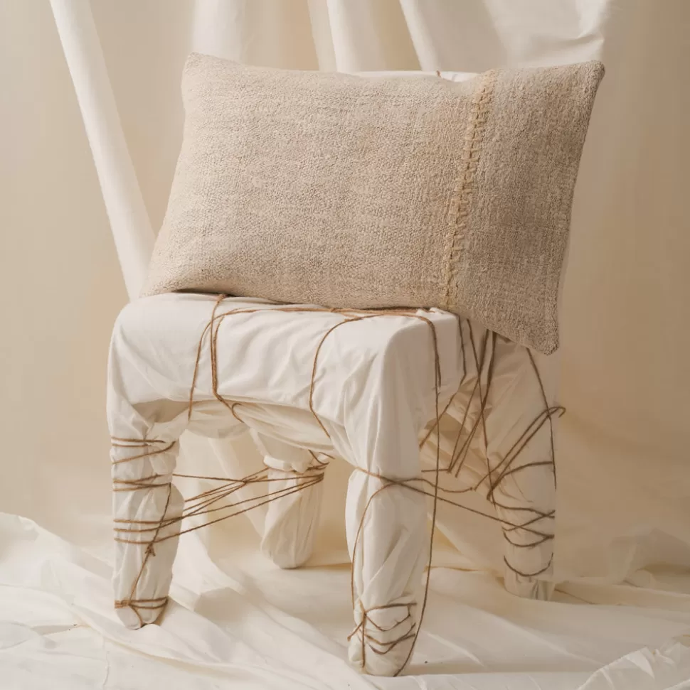 Coussin Patch Chanvre - Vintage>Merci Paris Sale