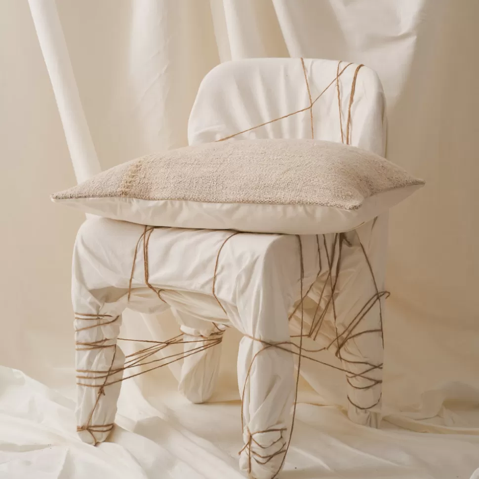 Coussin Patch Chanvre - Vintage>Merci Paris Sale