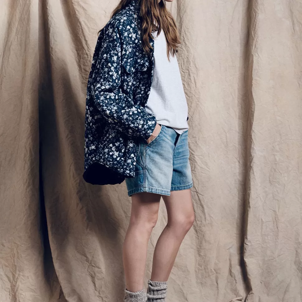 Denimist - Veste chemise à fleurs - Marine>Merci Paris Sale