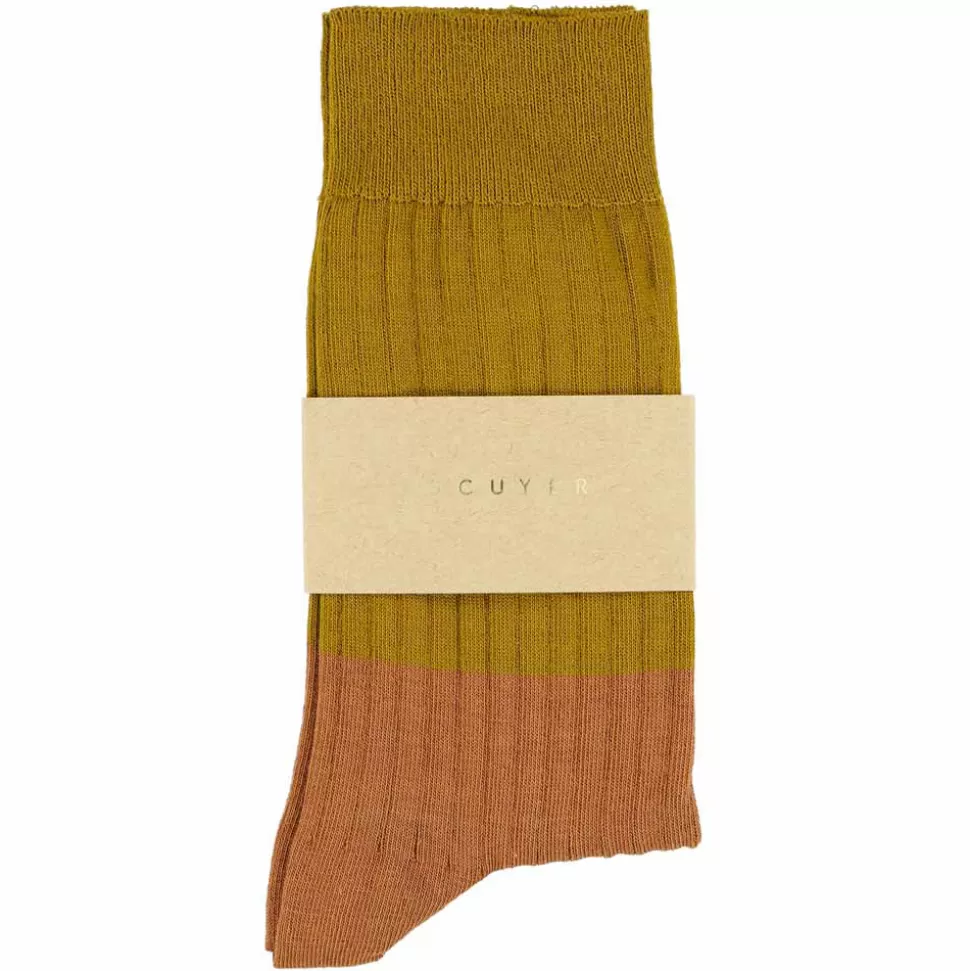 Escuyer - Chaussettes Color Block - Moutarde>Merci Paris Cheap