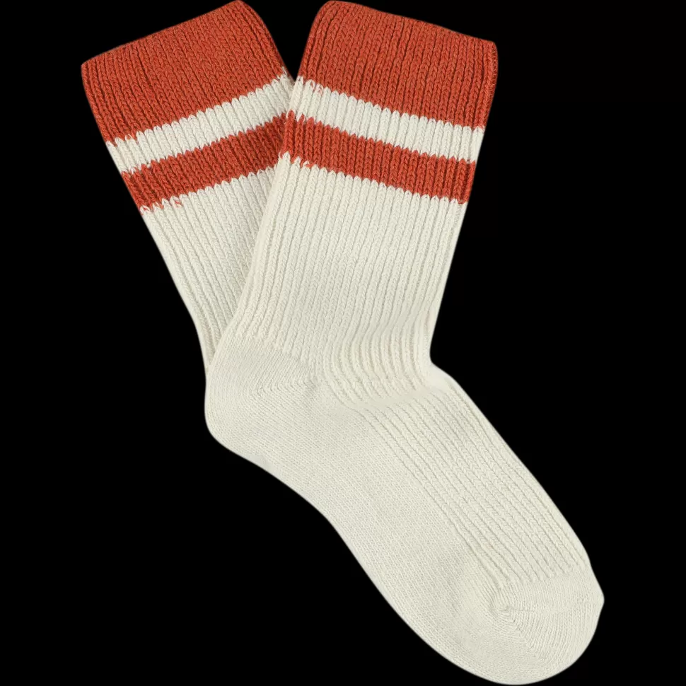 Escuyer - Chaussettes Stripes - Ecru>Merci Paris Discount