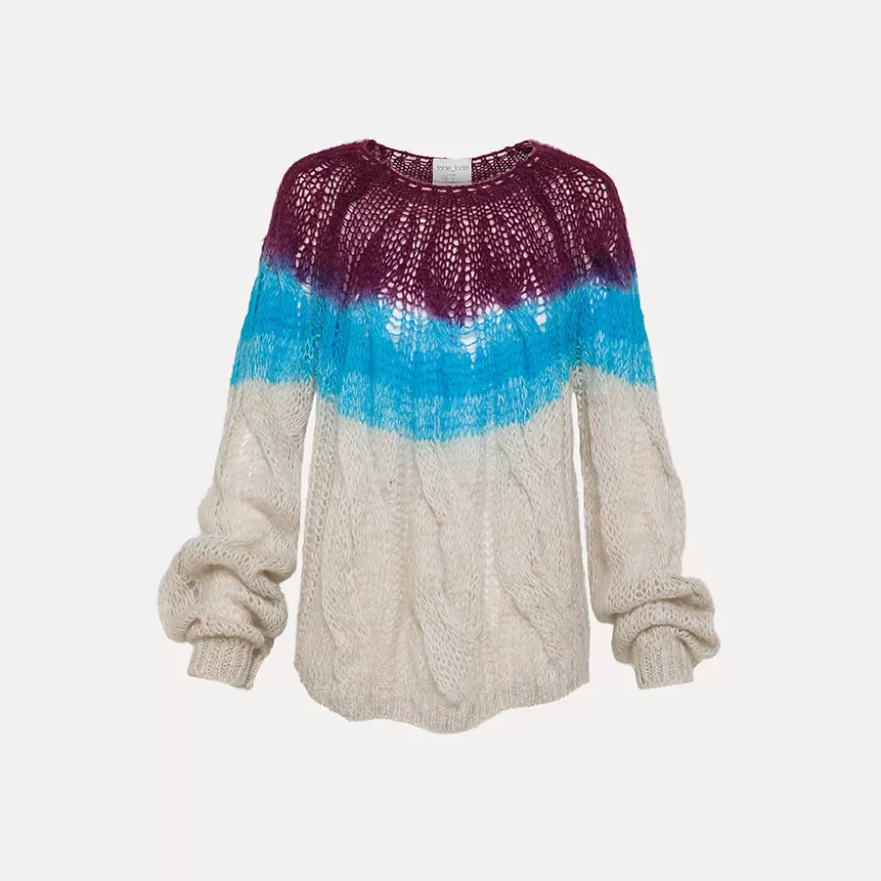 forte_forte - Pull - Turquoise>Merci Paris New