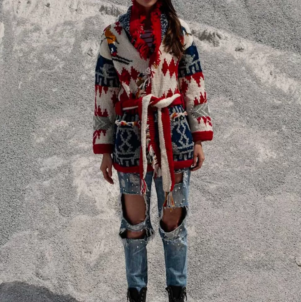 Frantic - Cardigan California - Rouge>Merci Paris Best Sale