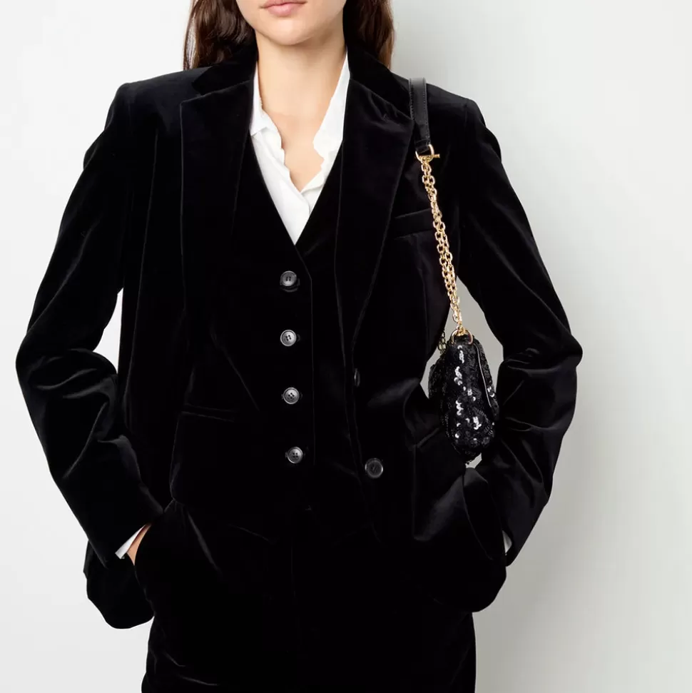 Gerard Darel - Blazer Maeva - Noir>Merci Paris Discount