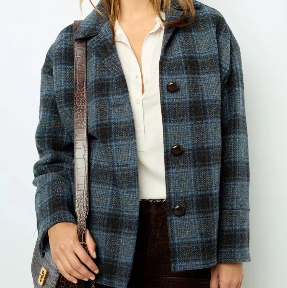 Gerard Darel - Veste Mayssane - Marine>Merci Paris New