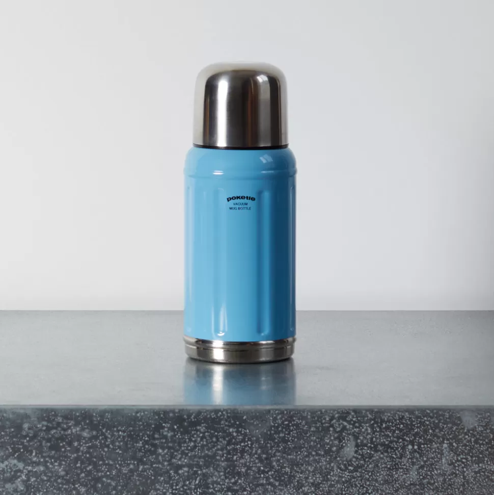 Gourde Thermos 350ml - Bleu - Poketle>Merci Paris New