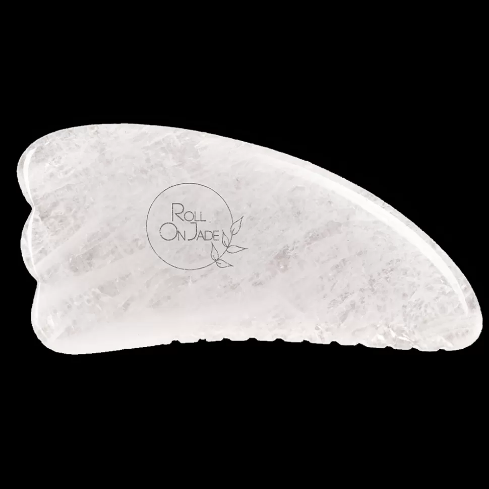 Gua Sha en quartz pour le corps - Cristal - Roll on Jade>Merci Paris Outlet