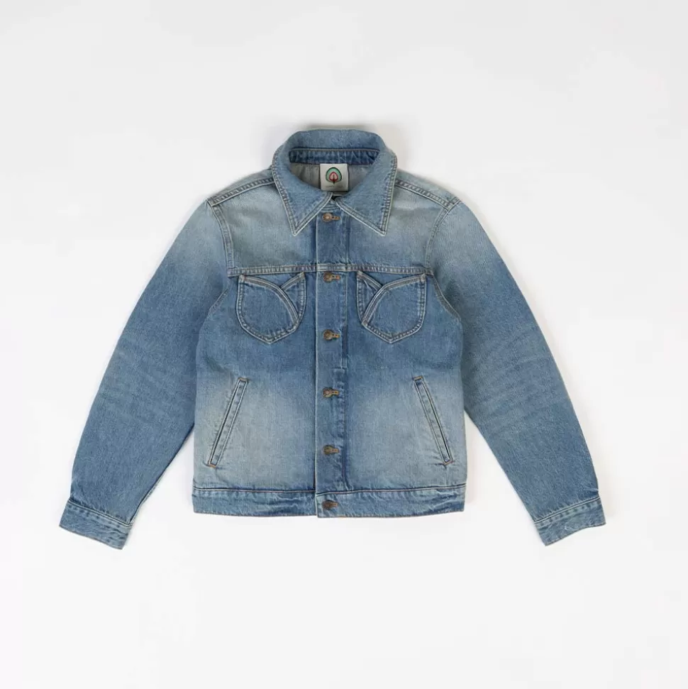 Happy Haus - Veste Fleur - Bleu>Merci Paris Best