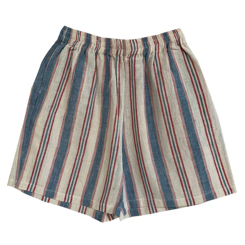 Harago - Short Ticking Rayures - Multicolore>Merci Paris Discount