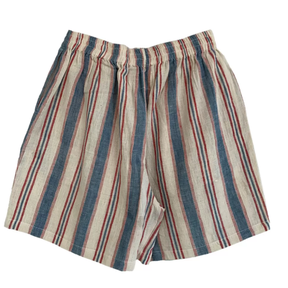 Harago - Short Ticking Rayures - Multicolore>Merci Paris Discount