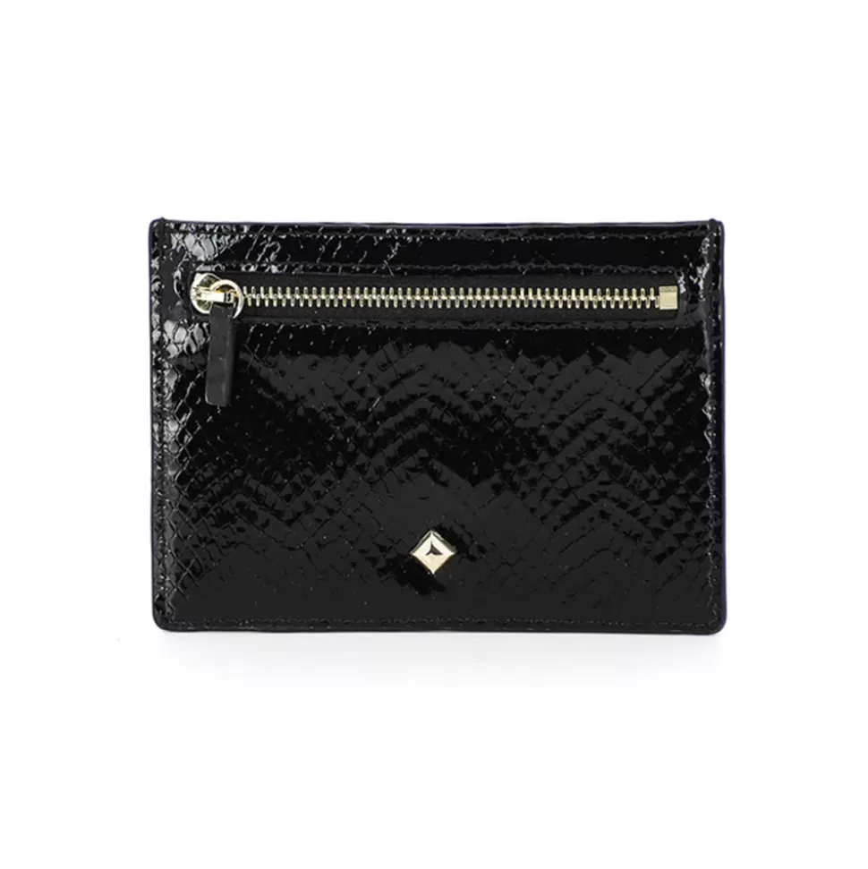 Herbert Frère Soeur - Porte cartes Le Belem - Vernis Noir>Merci Paris Outlet
