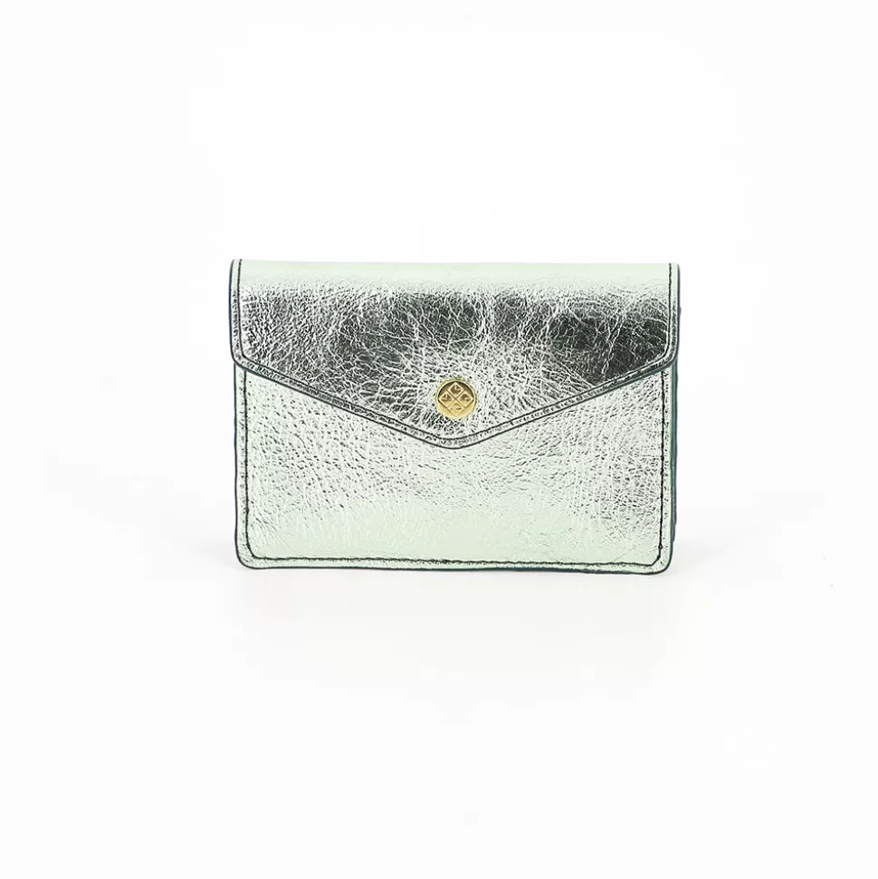 Herbert Frère Soeur - Porte monnaie Le Paris-New York Laminato - Vert>Merci Paris Outlet