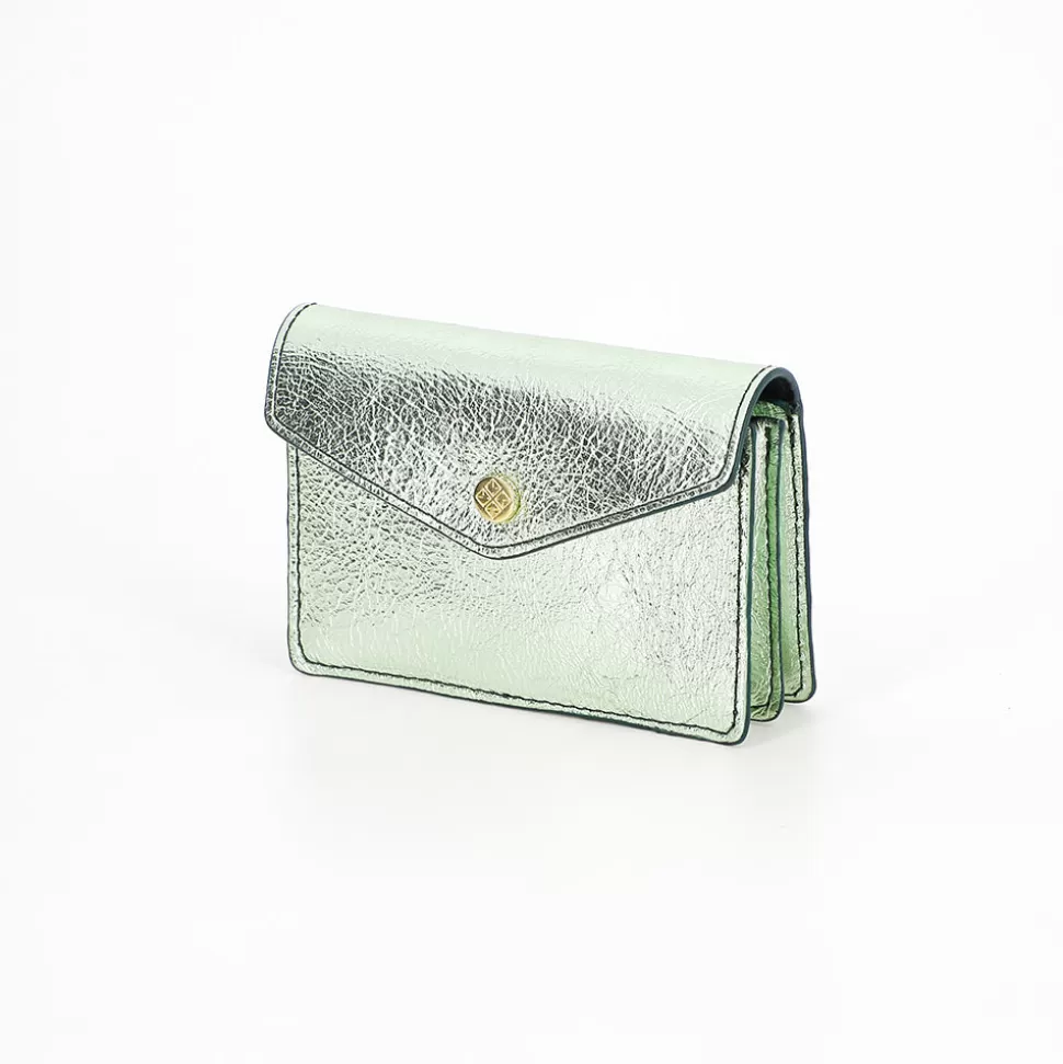Herbert Frère Soeur - Porte monnaie Le Paris-New York Laminato - Vert>Merci Paris Outlet