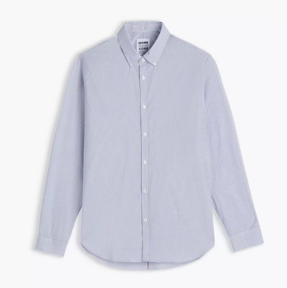 Homecore - Chemise Tokyo - Bleu rayures>Merci Paris Hot