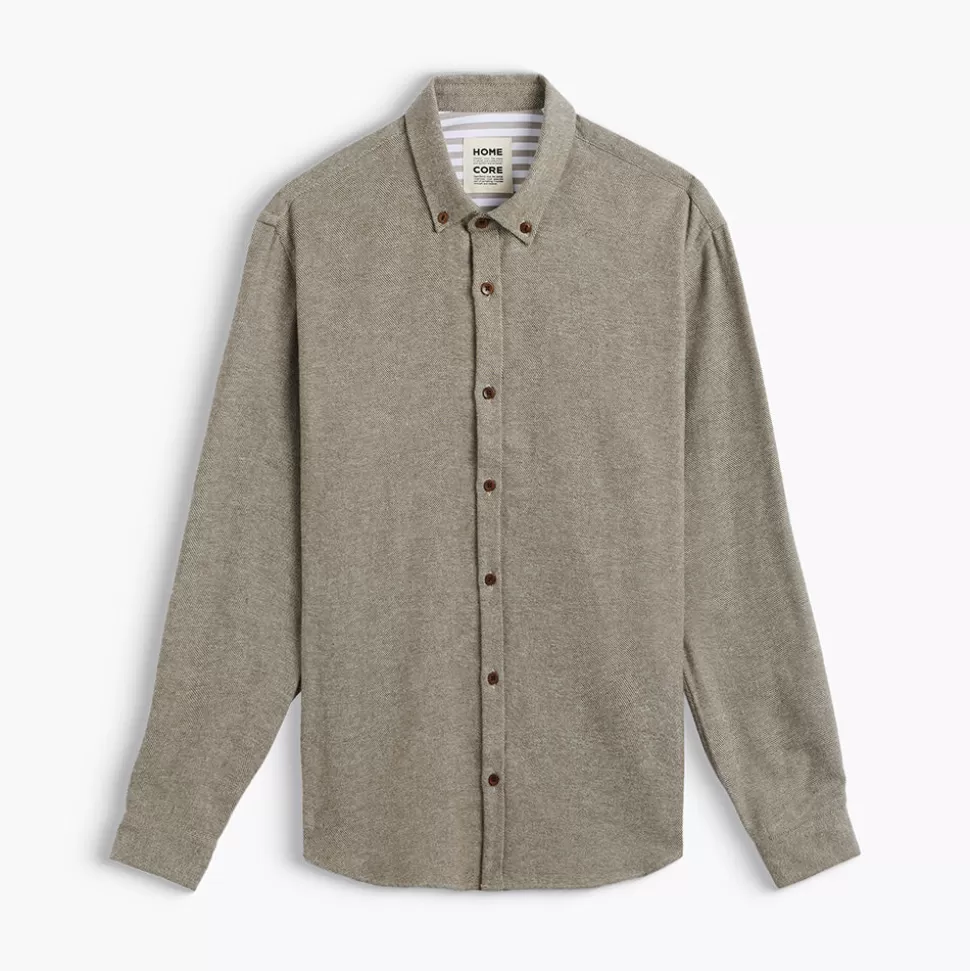 Homecore - Chemise Tokyo Alaska - Kaki>Merci Paris Flash Sale