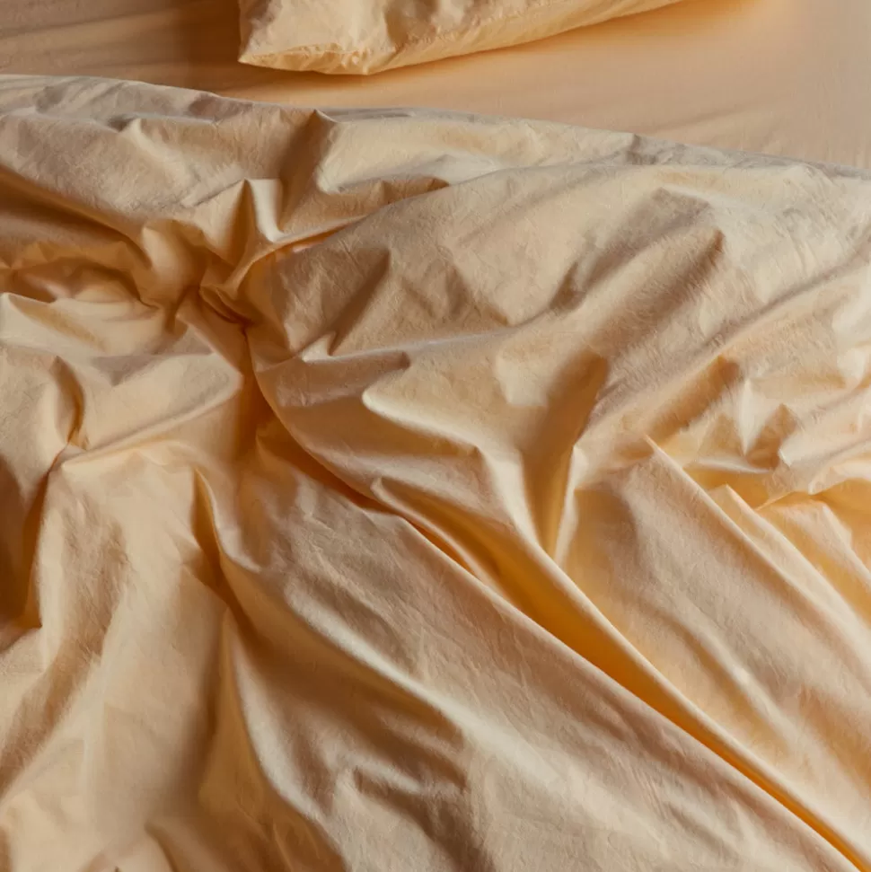 Housse de couette en percale de coton - Jaune Orge>Merci Paris Flash Sale