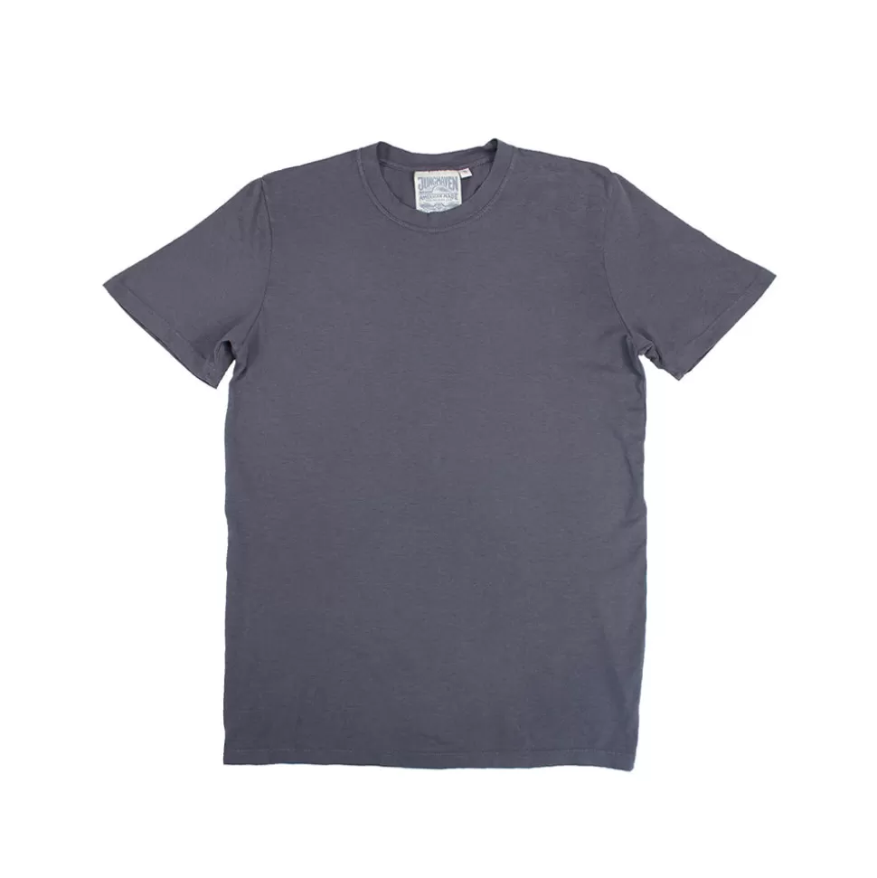 Jungmaven - Basic Tee - Diesel Gray>Merci Paris Best