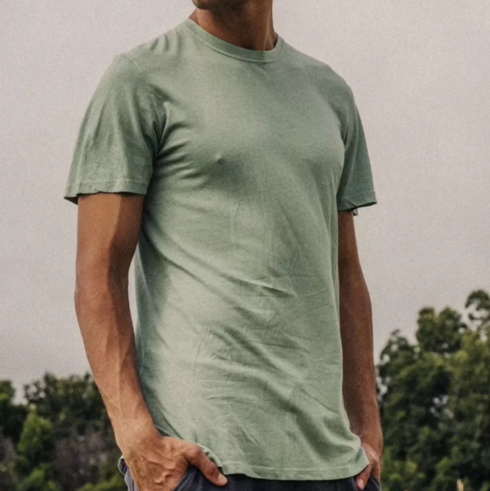 Jungmaven - Basic Tee - Vert pâle>Merci Paris Store