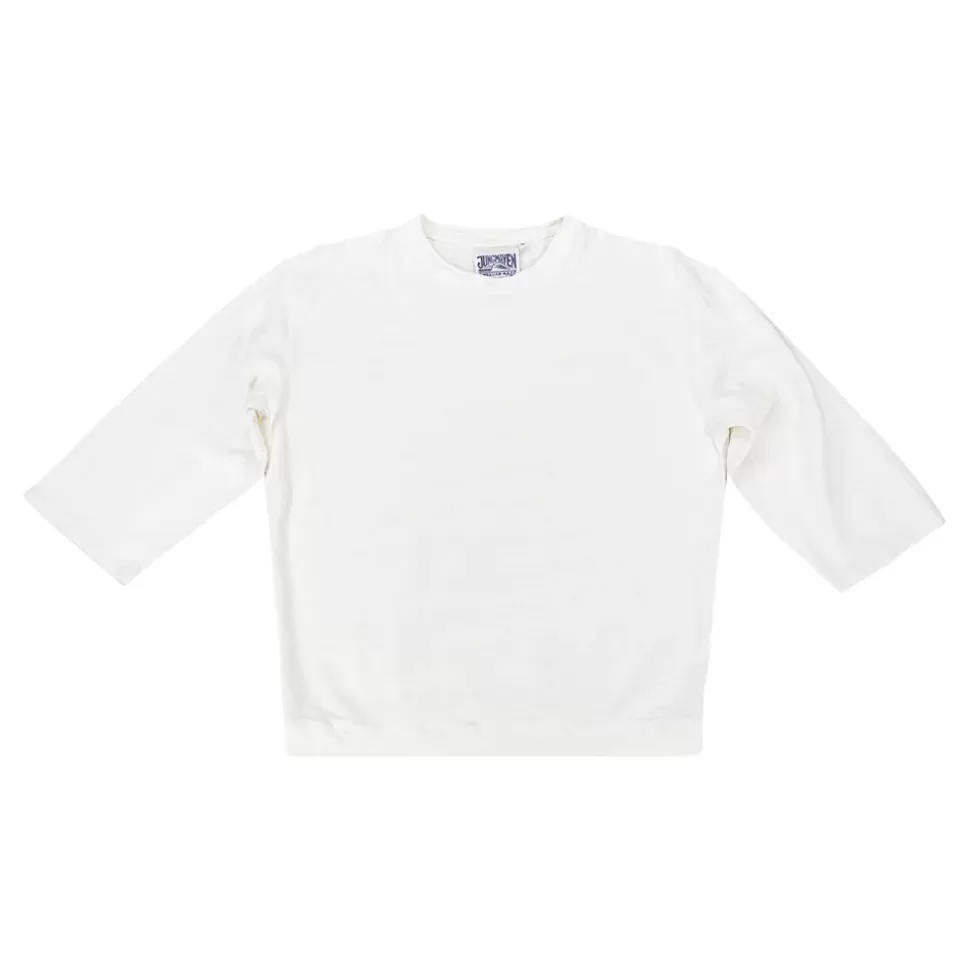 Jungmaven - T-shirt Cardiff 3/4 - Blanc Cassé>Merci Paris Online