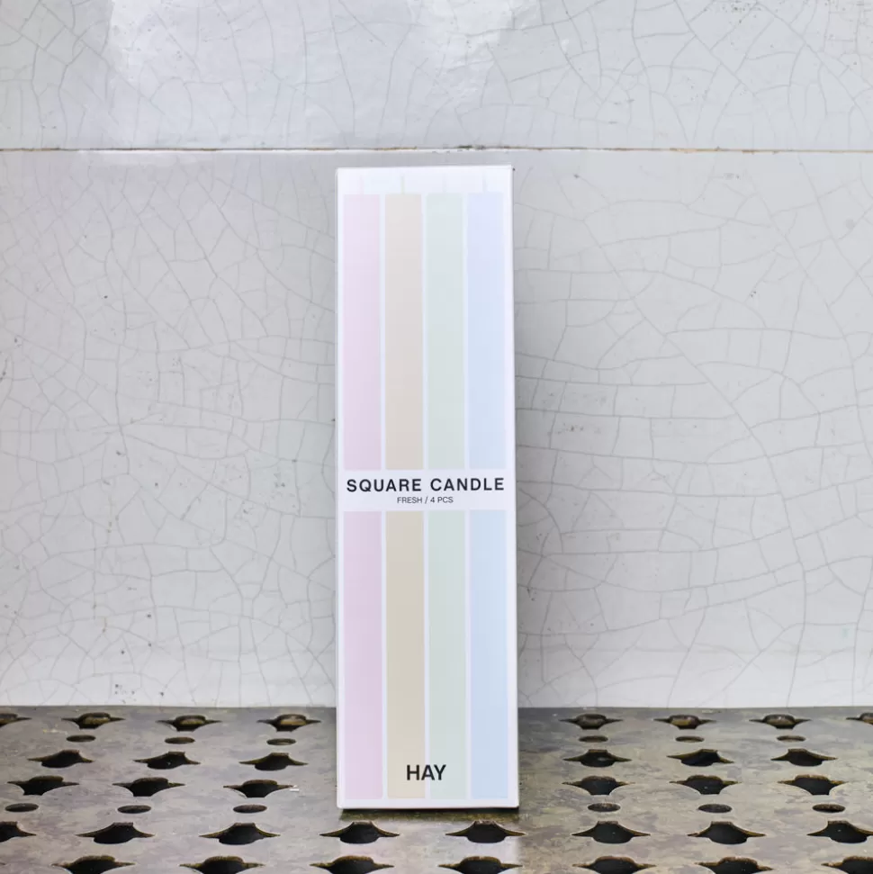 Lot 4 bougie Carré - Fresh>Merci Paris Shop