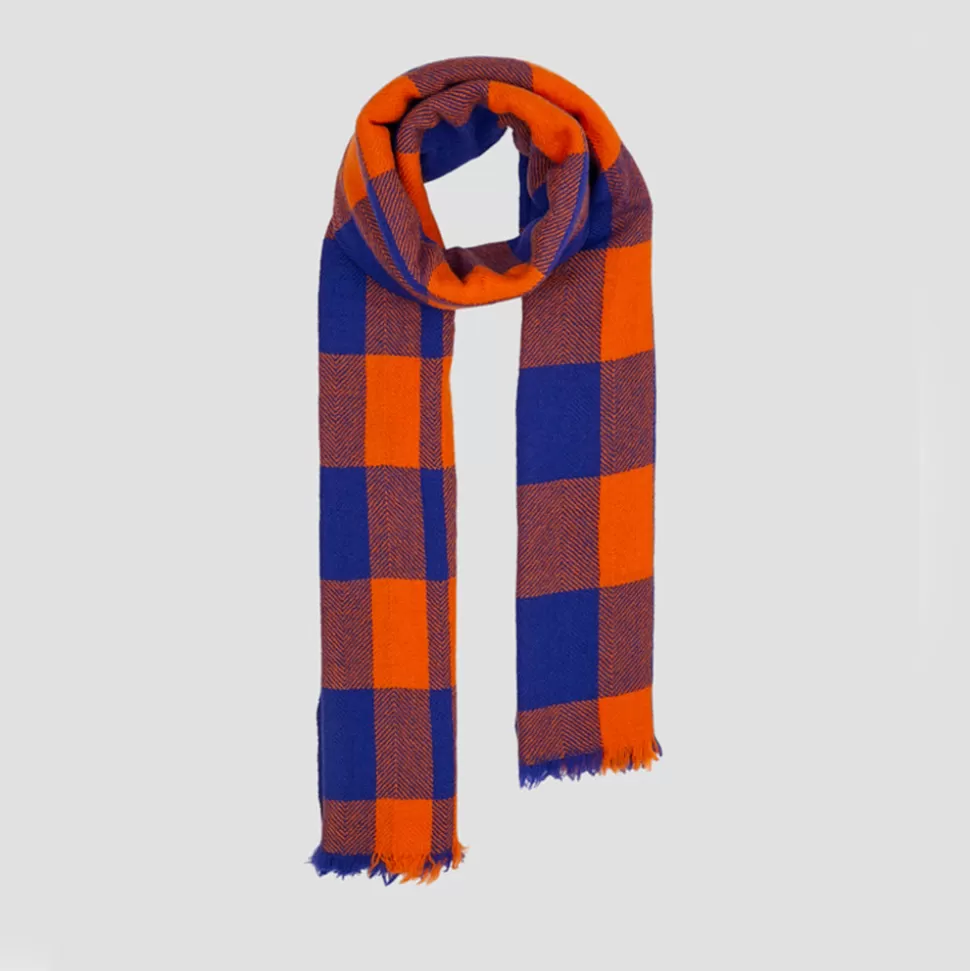 Lovat & Green - Echarpe Hockney - Orange>Merci Paris Discount