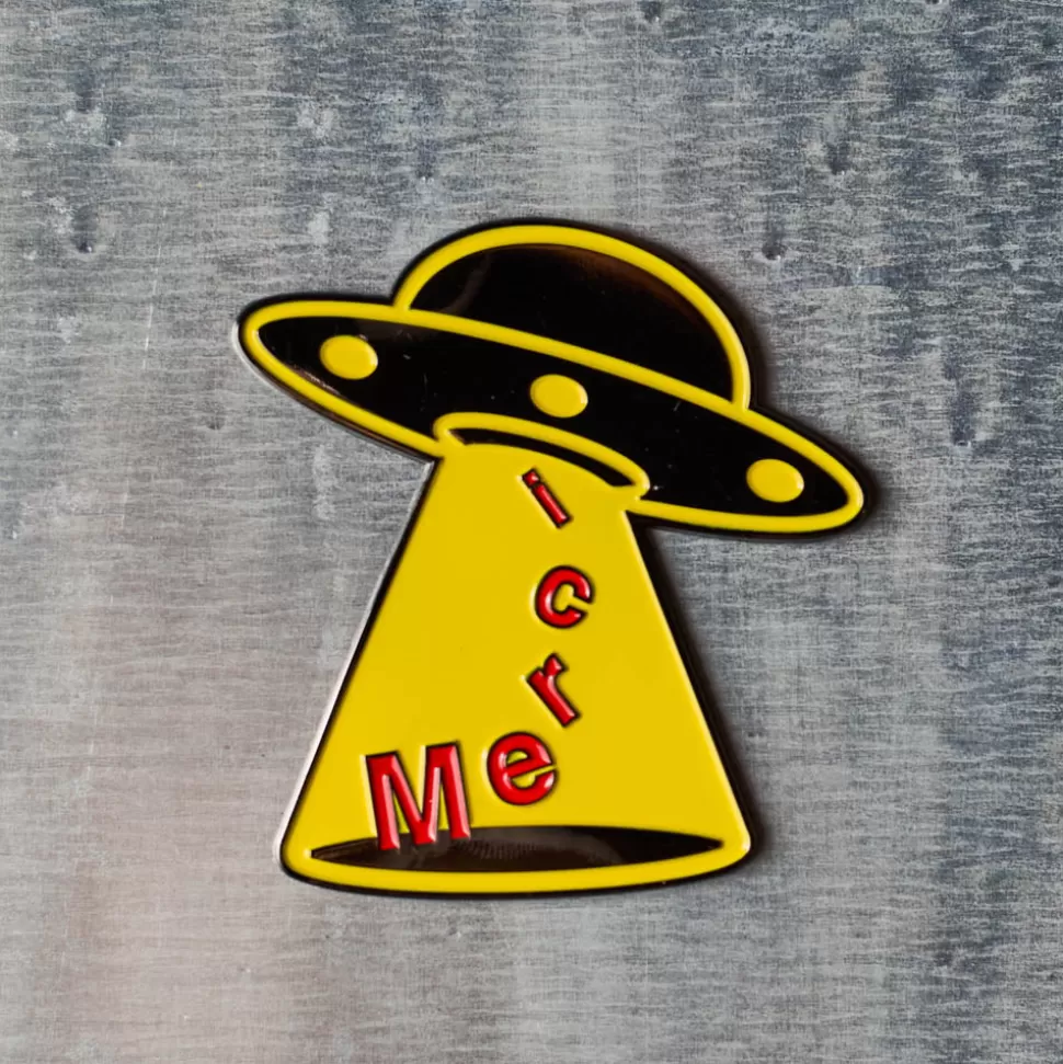 Magnet en métal Merci UFO - Merci>Merci Paris Online