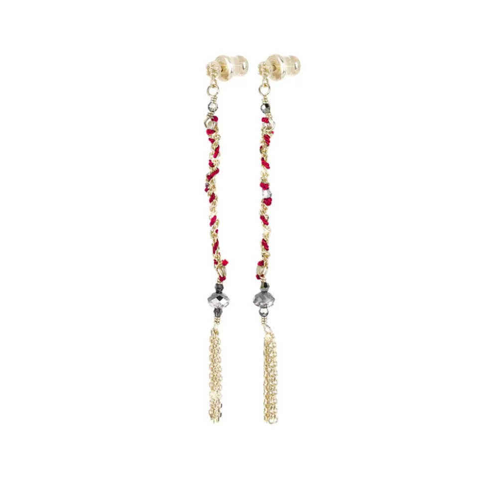 Marie Laure Chamorel - Boucles d'oreilles n°815 - Gold Red>Merci Paris Best