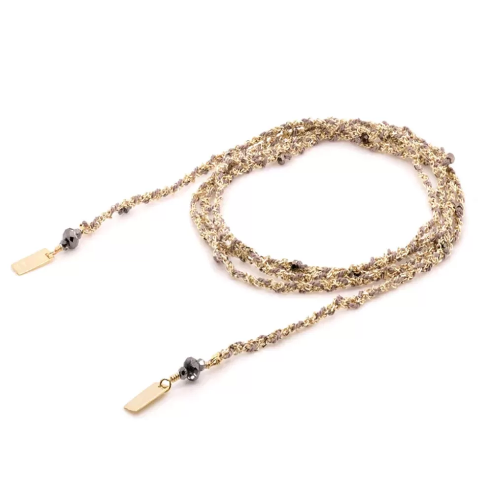 Marie Laure Chamorel - Collier n°182 - Gold Grey>Merci Paris Cheap