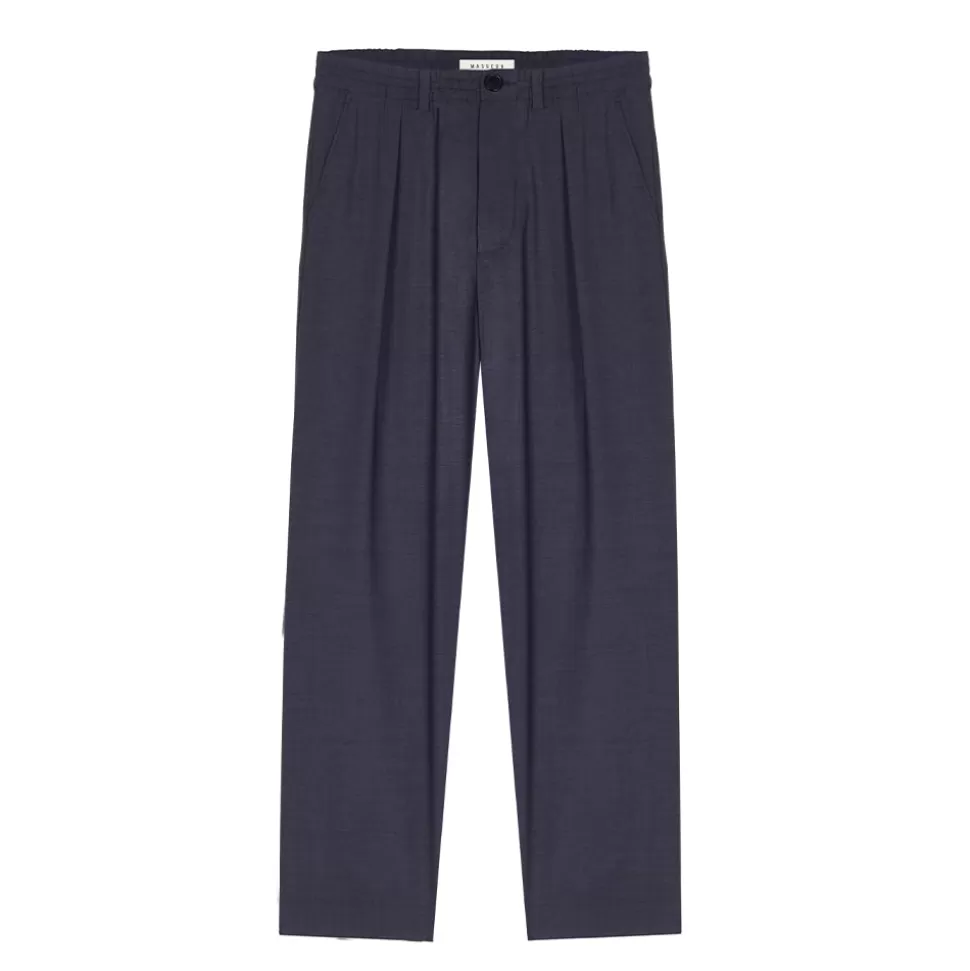 Masscob - Pantalon Pebble - Bleu Marine>Merci Paris New