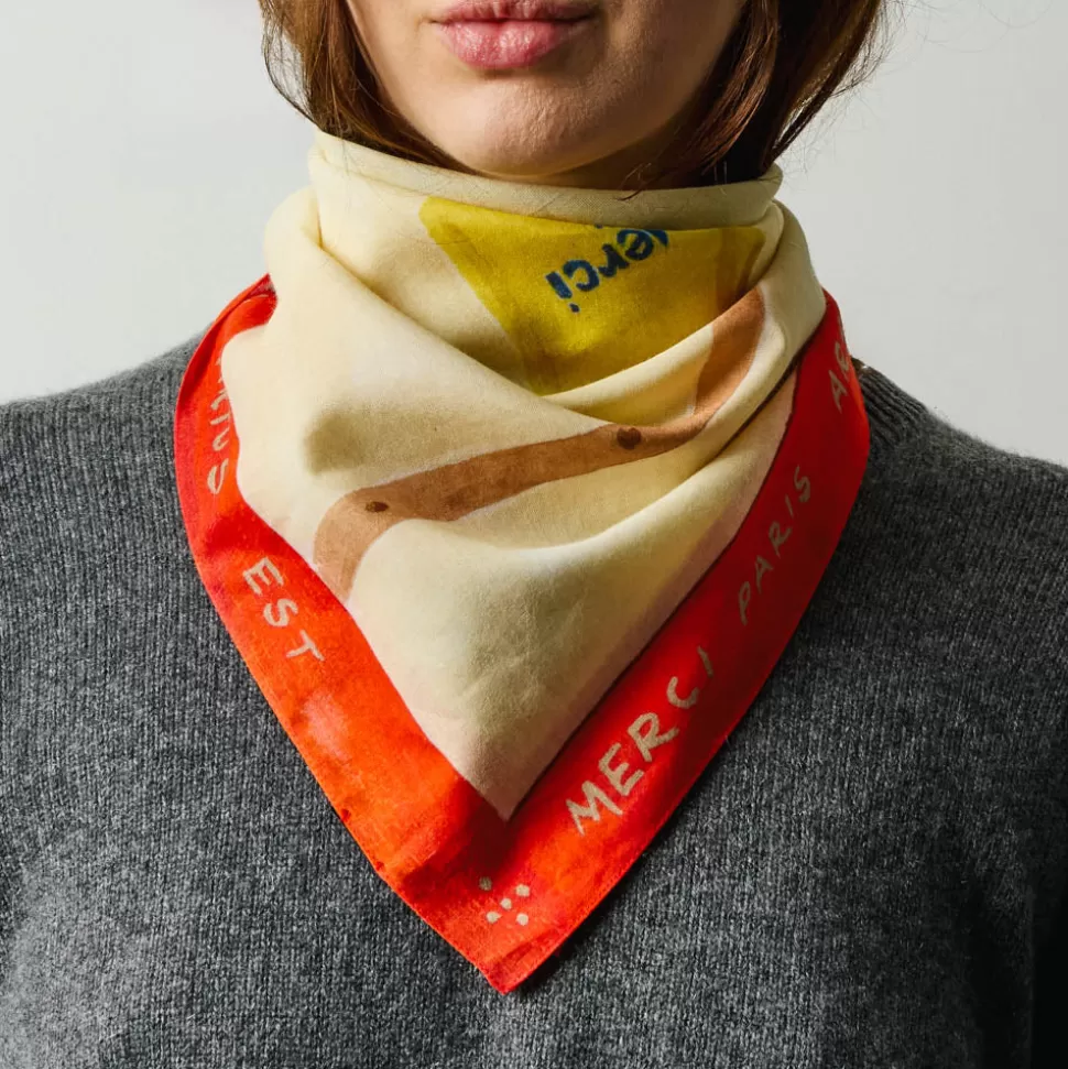 Merci - Bandana Ars Vivendi Virtus Est - Multi>Merci Paris Shop