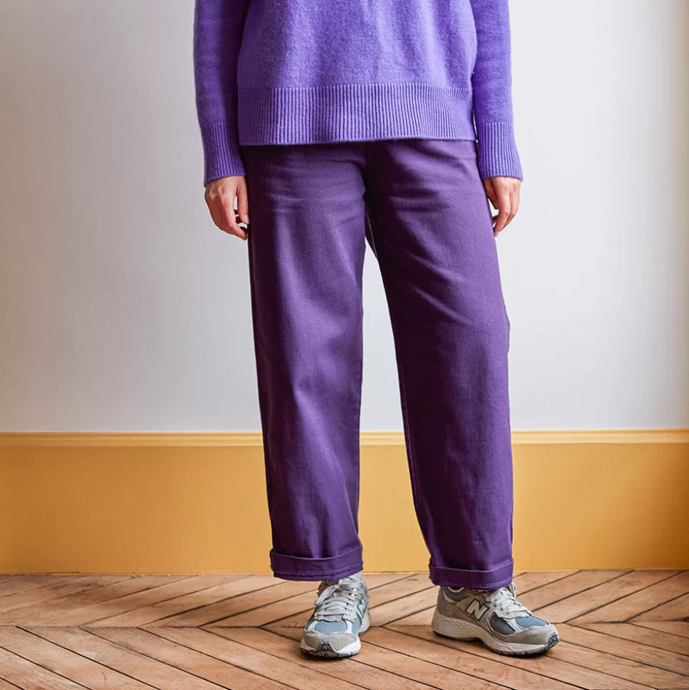 Merci - Pantalon en coton - Améthyste>Merci Paris Store
