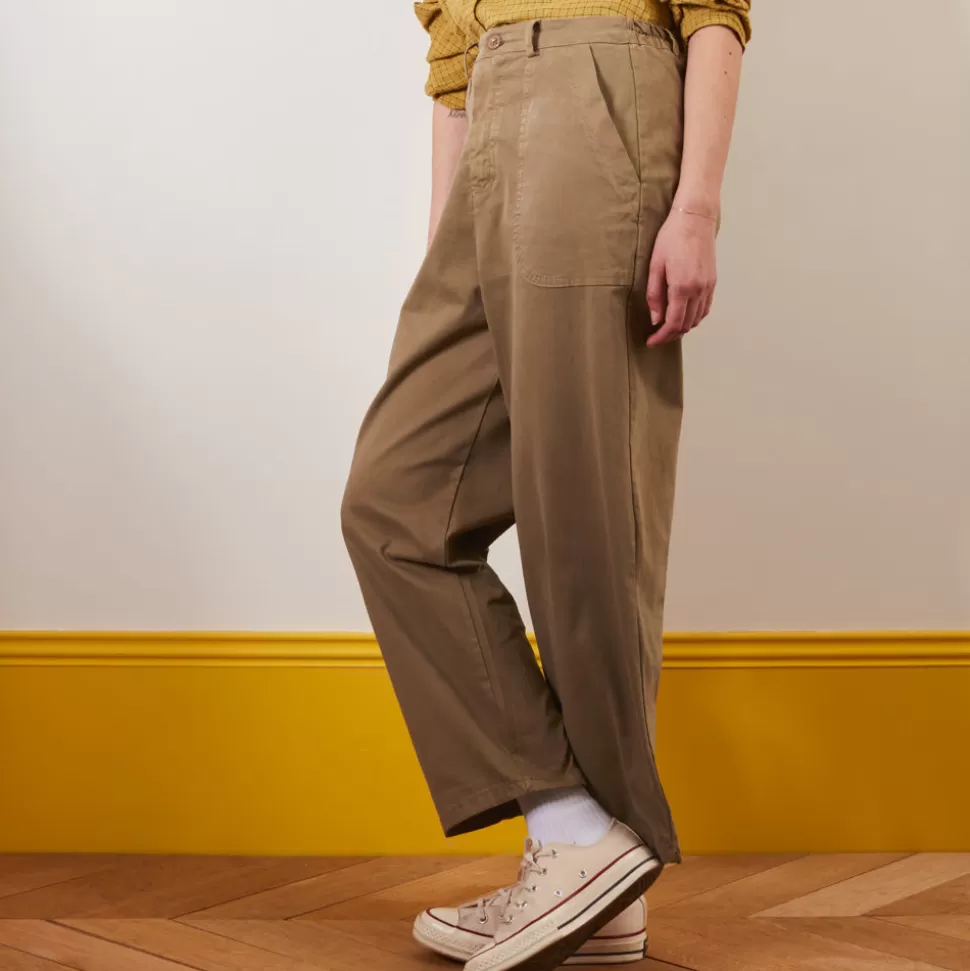 Merci - Pantalon Pauline - Kaki>Merci Paris Clearance