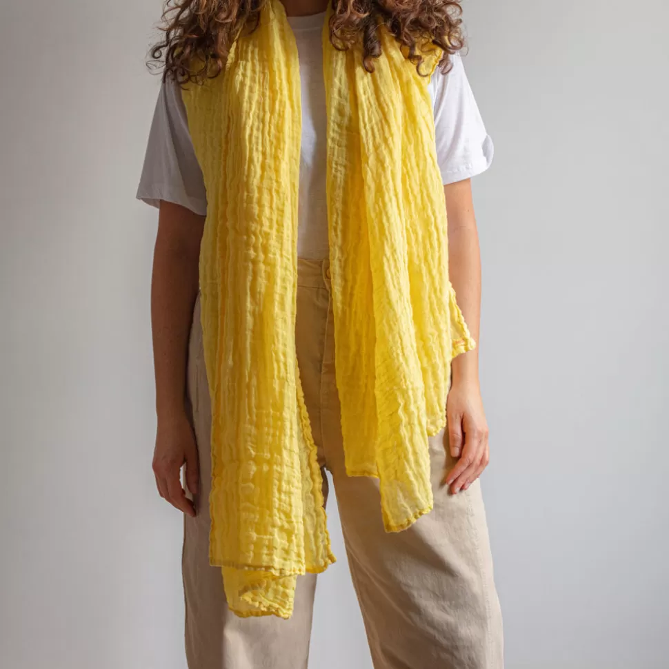 Merci - Étole Légère - Jaune>Merci Paris Flash Sale
