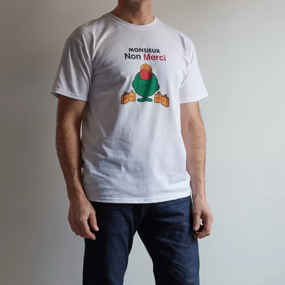 Merci - T-Shirt Monsieur Non Merci ->Merci Paris Fashion
