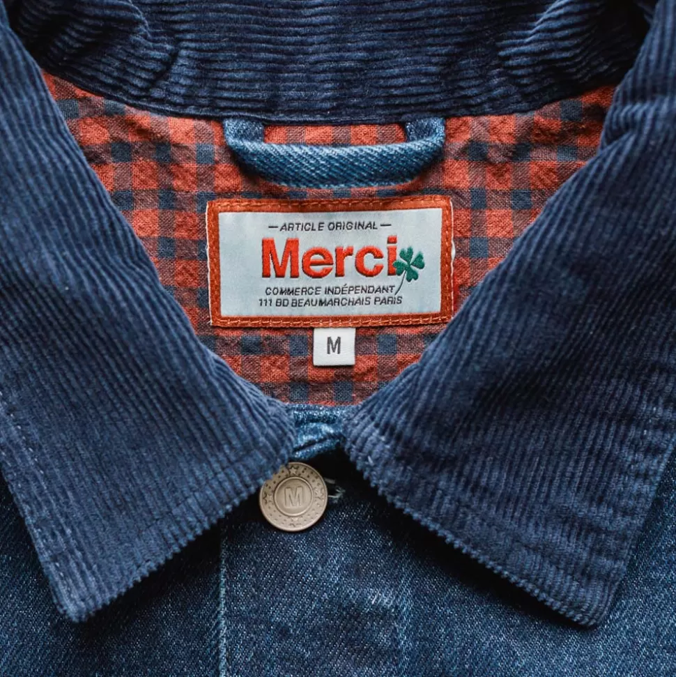 Merci - Veste Marvin - Bleu>Merci Paris Best