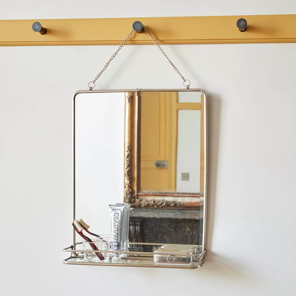 Miroir barbier avec étagère>Merci Paris Best