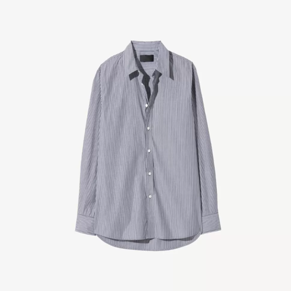 Nili Lotan - Raphael Classic Shirt - Bleu>Merci Paris Fashion