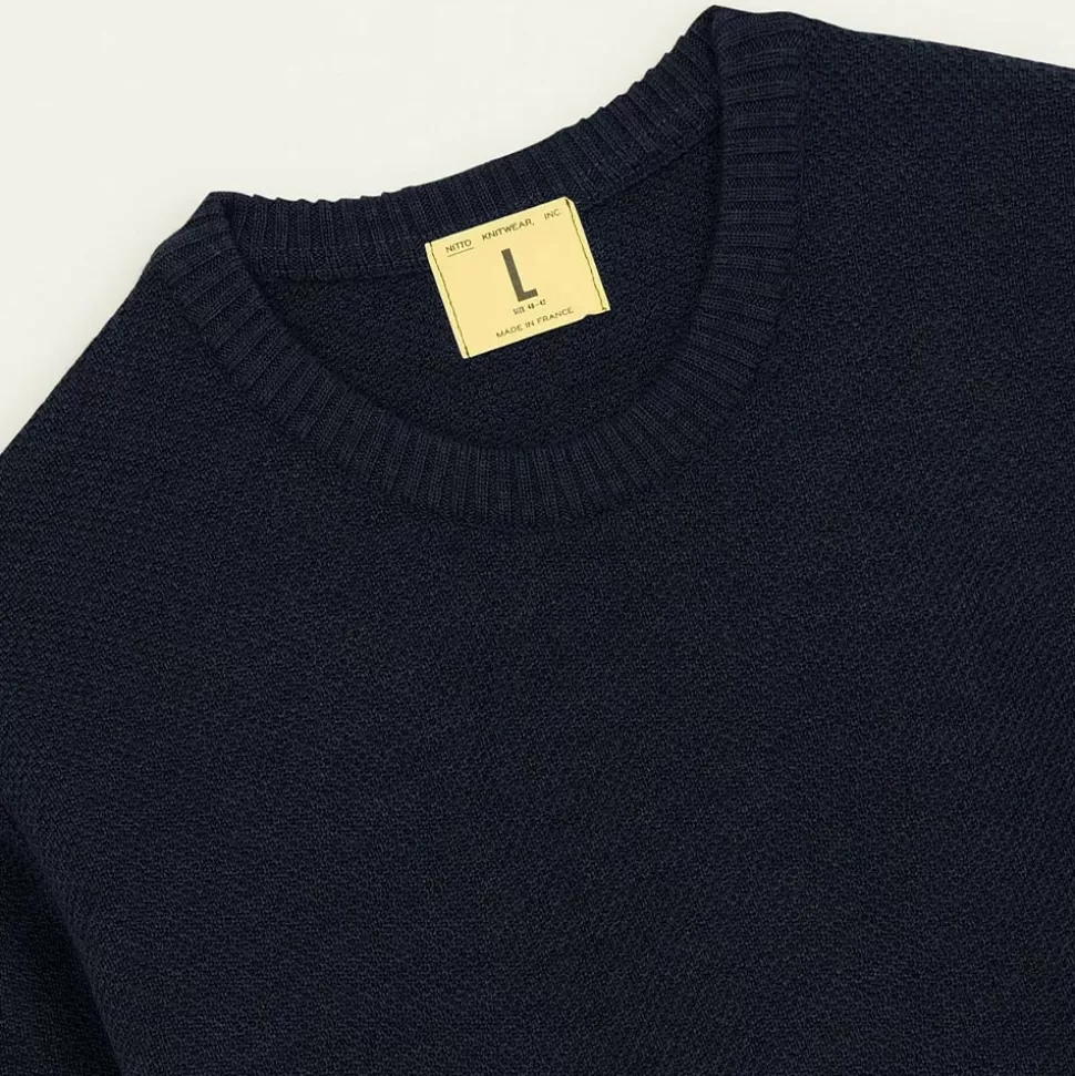 Nitto Knitwear - Pull Youri - Marine>Merci Paris Best Sale