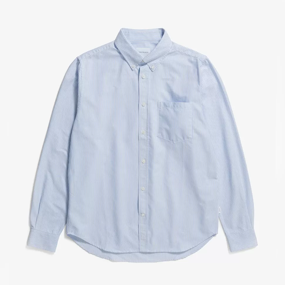 Norse Project - Chemise Oxford - Bleu>Merci Paris Best Sale