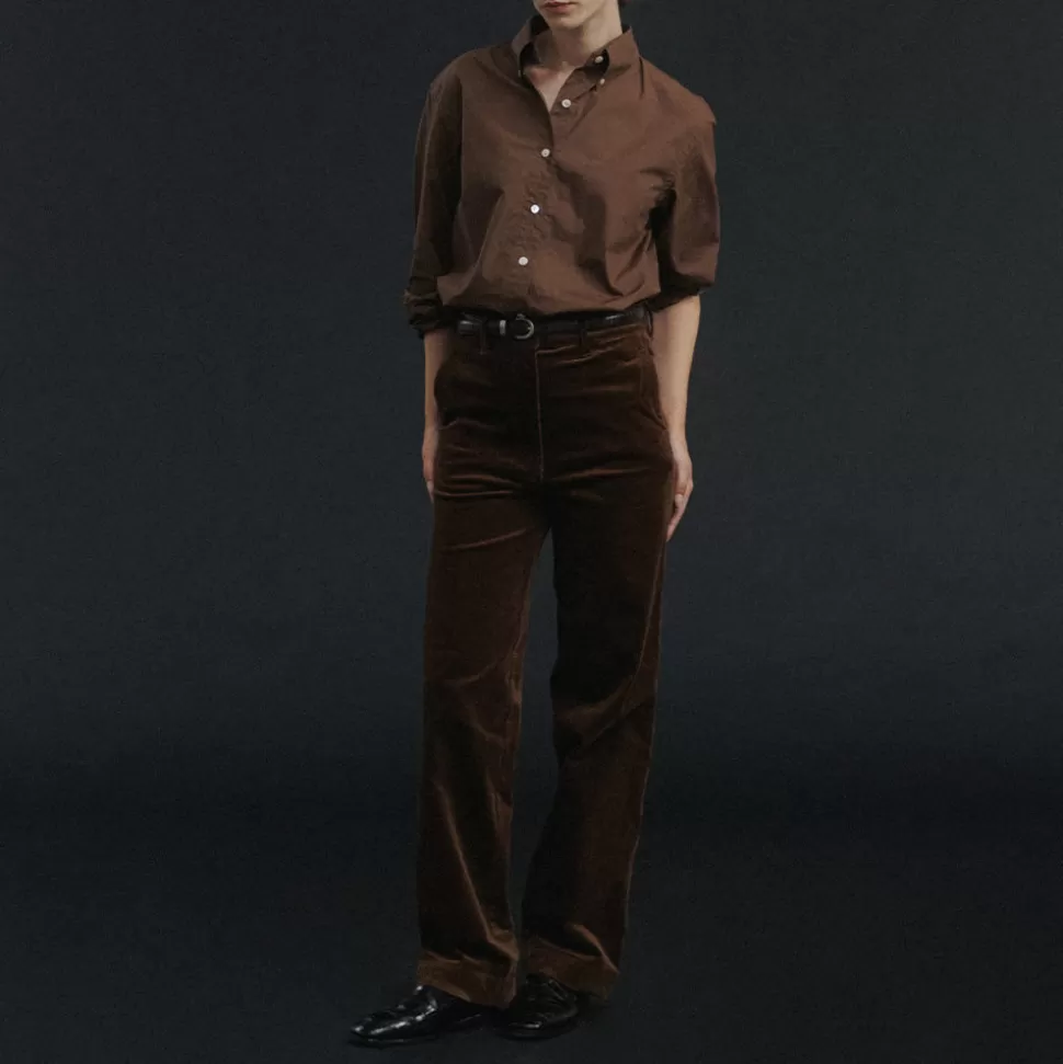 Nothing Written - Pantalon velours - Marron>Merci Paris Best Sale