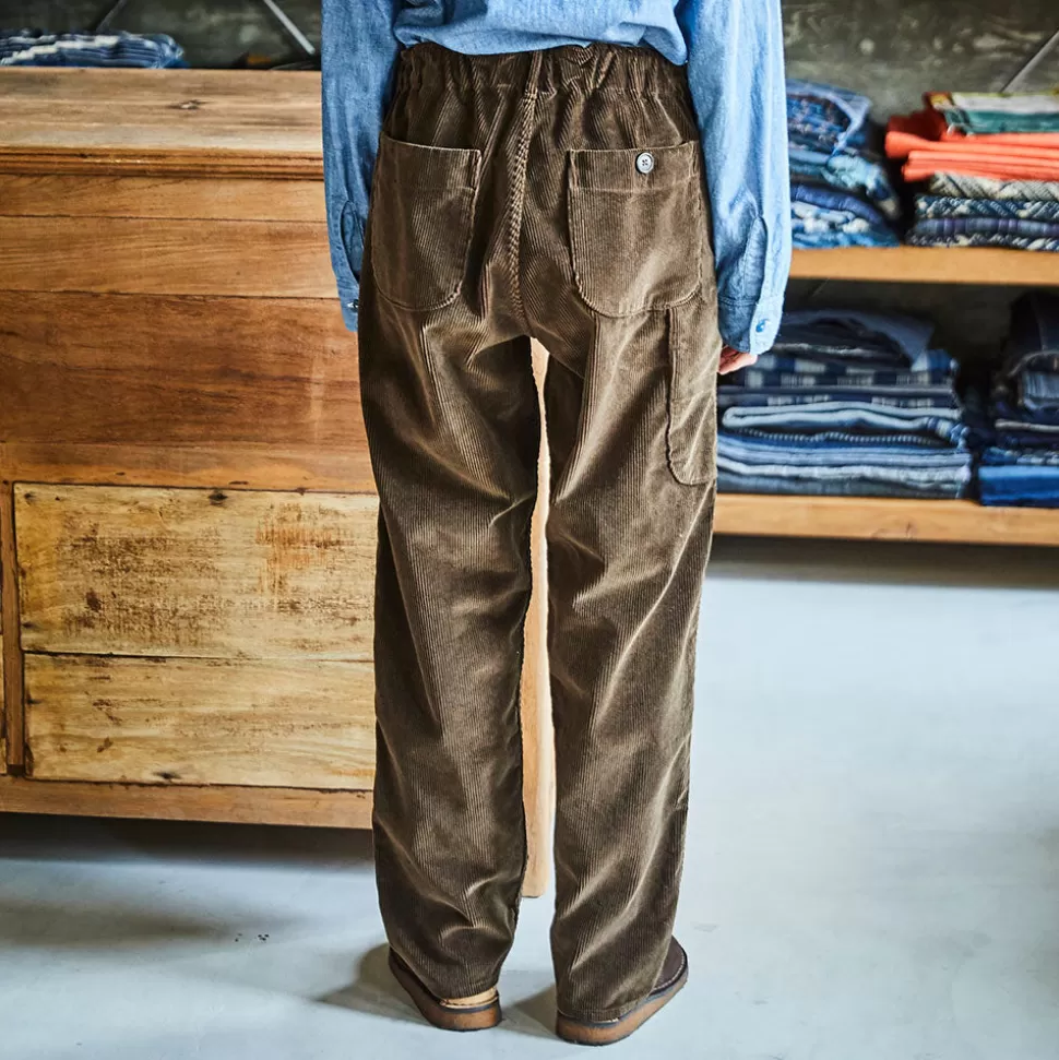 OrSlow - Pantalon French Work Velours Côtelé - Marron foncé>Merci Paris Clearance